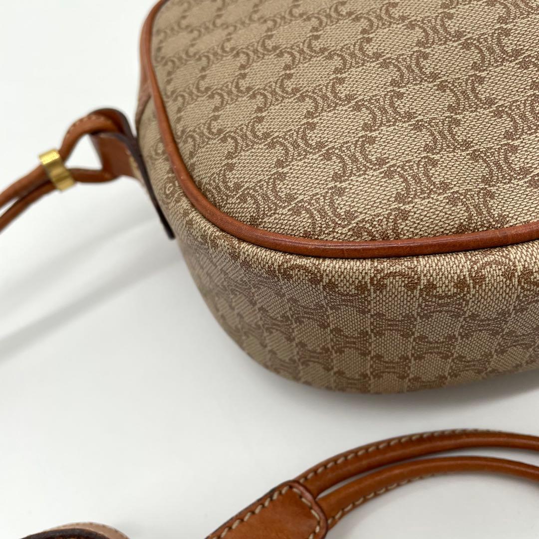 【美品】オールドセリーヌ　ショルダーバッグ　マカダム　ヴィンテージ　トリオンフ