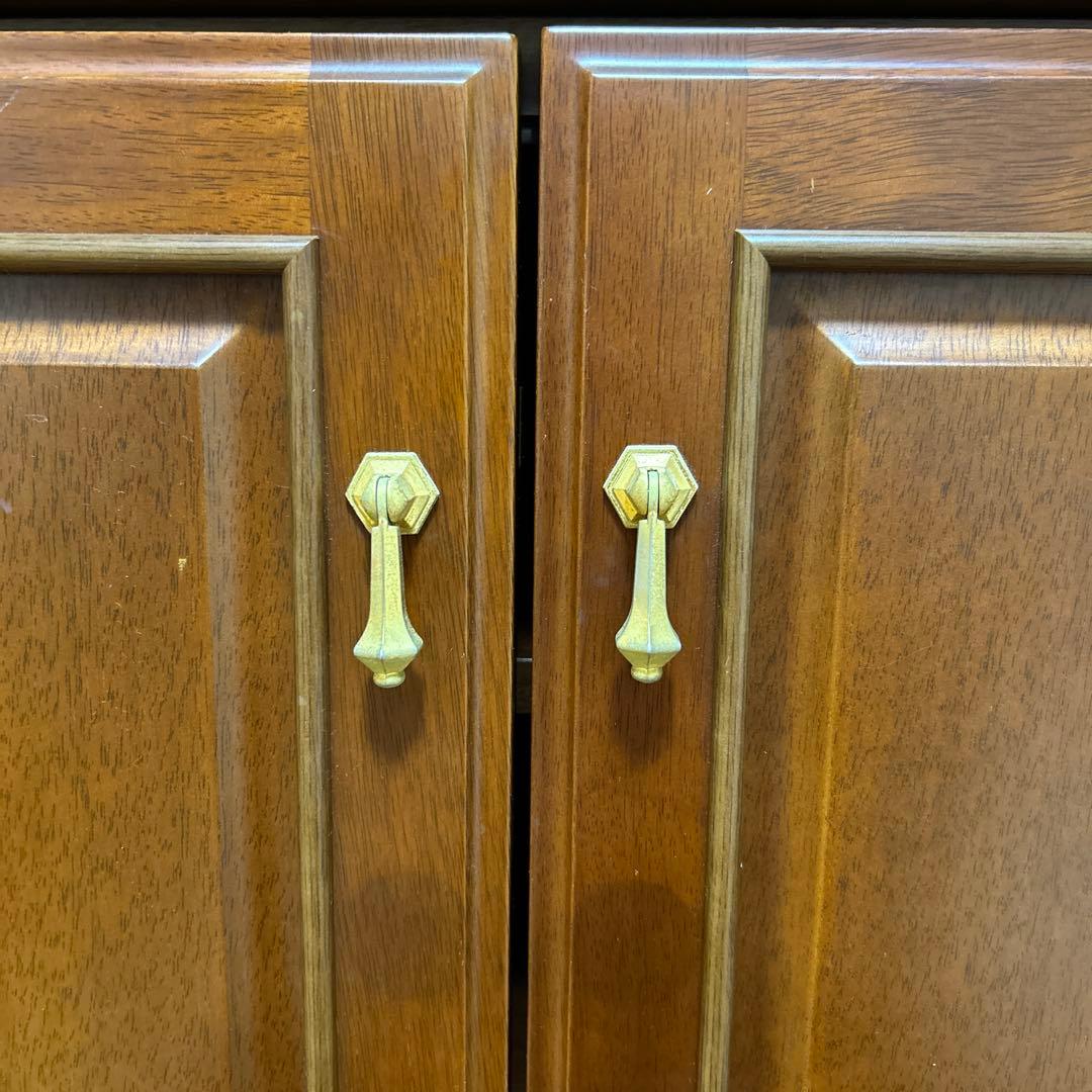 MARUNI マルニ木工 地中海シリーズ ハイボード書棚　木製キャビネット