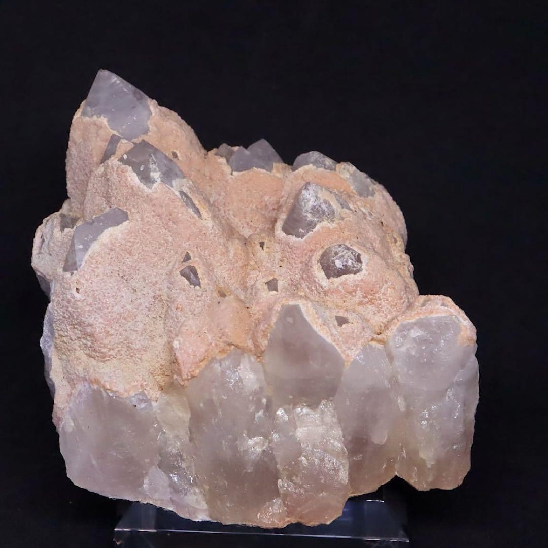 ロードクロサイト in クォーツ 菱マンガン鉱 308.3g RDCT046