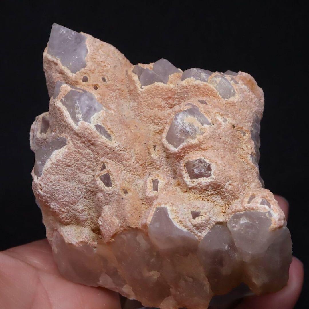 ロードクロサイト in クォーツ 菱マンガン鉱 308.3g RDCT046