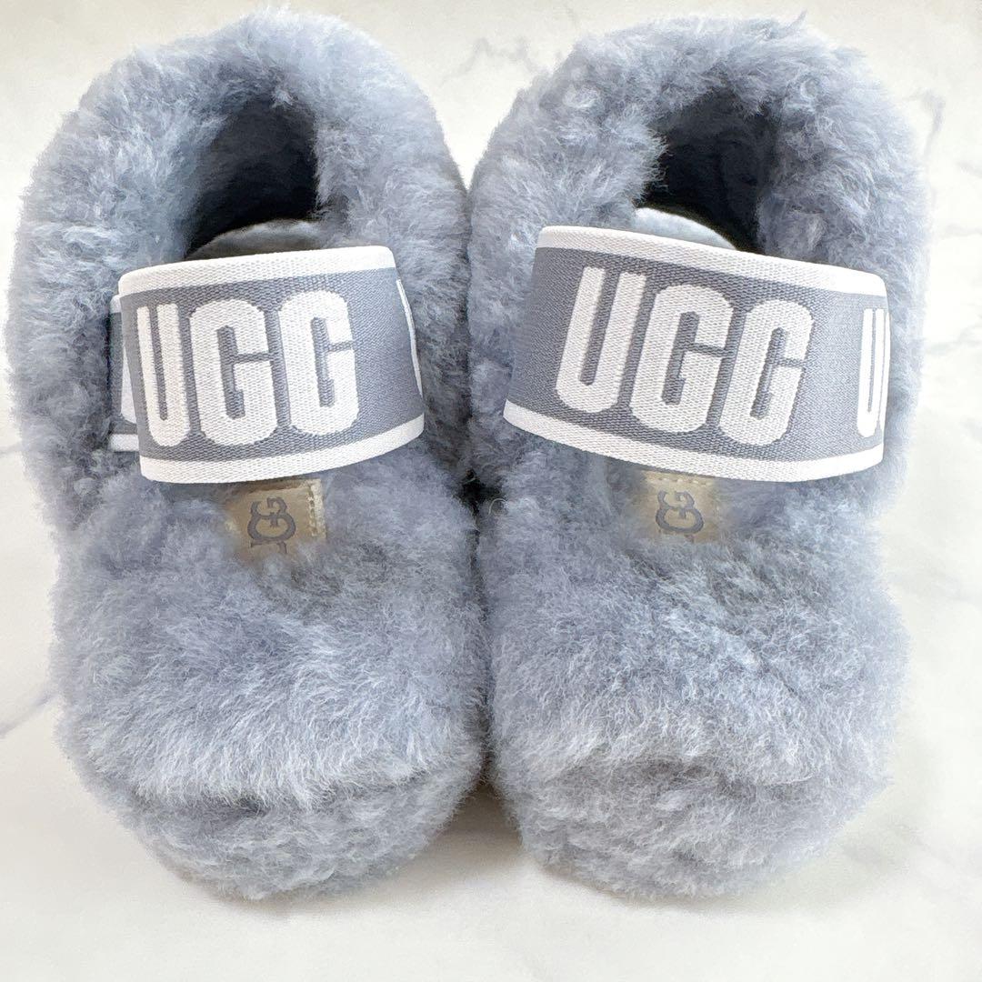 アグ UGG W FLUFF YEAH SLIDE 6 ファー サンダル 36