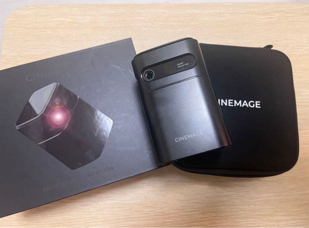 CINEMAGE mini 公式 プロジェクター Android搭 載 自動補正