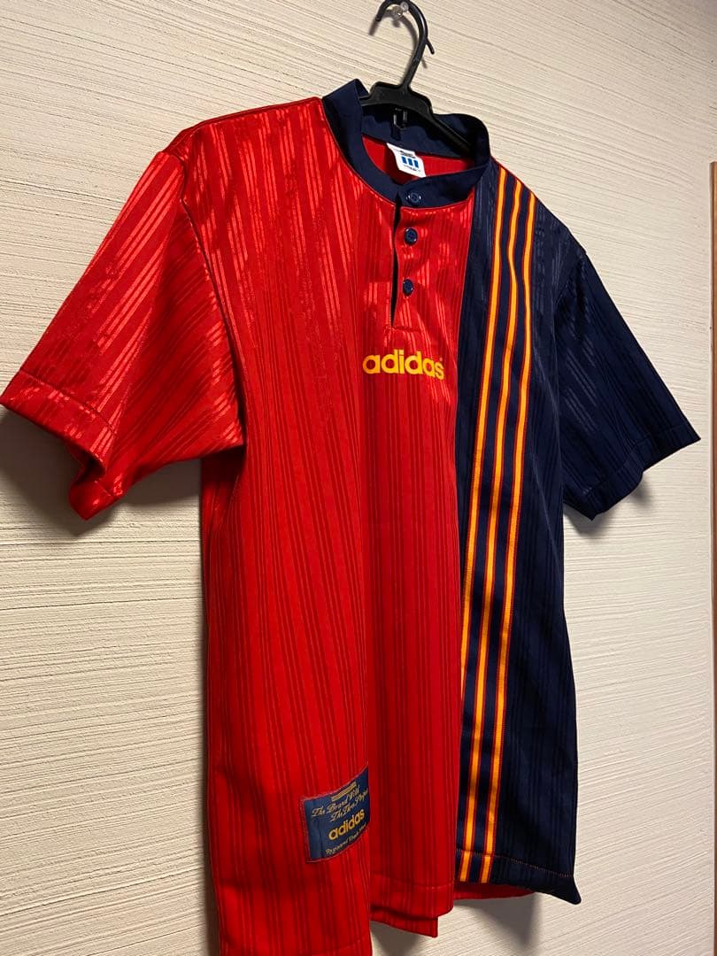 90s サッカースペイン代表　アディダス　ゲームシャツ ユニフォーム