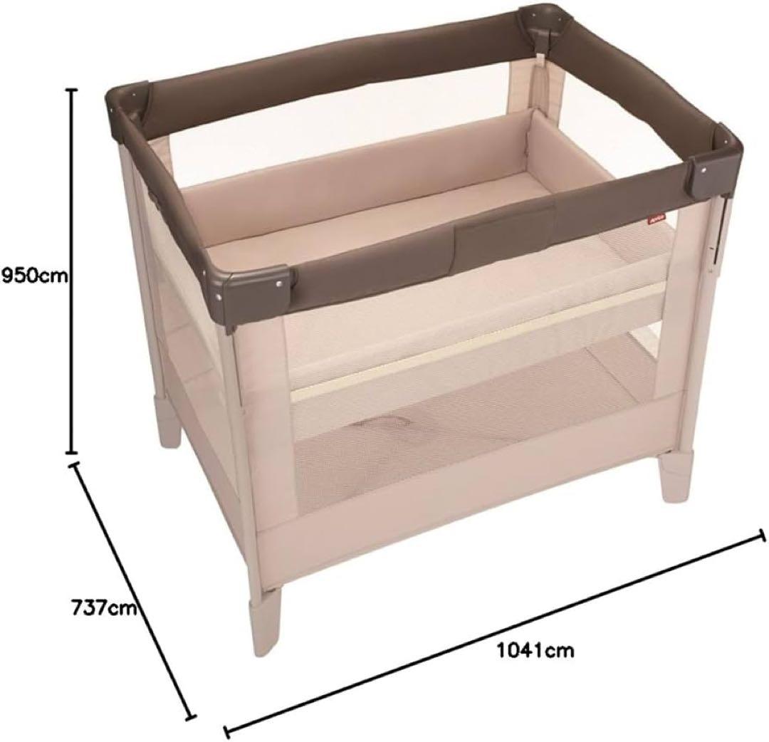 未使用　アップリカ Aprica ココネル エアー ベビーベッド ココア BR