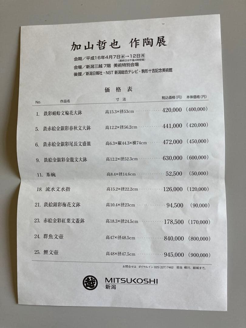 加山哲也飾り皿