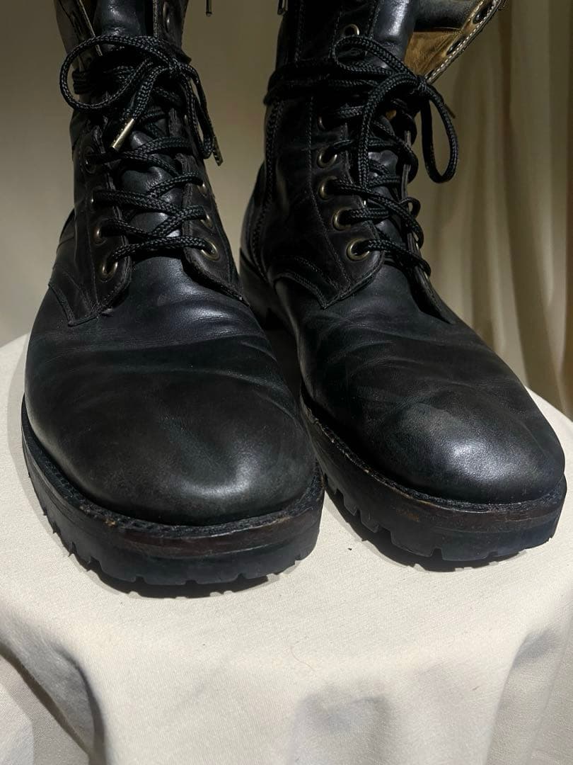 靴 FW2008 Number Nine Calfskin Combat Boots