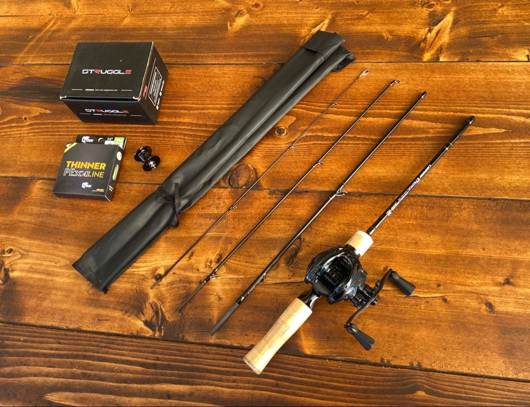 釣り竿セット　トラウトロッド　ベイトフィネス　ベイトロッド　パックロッド　渓流