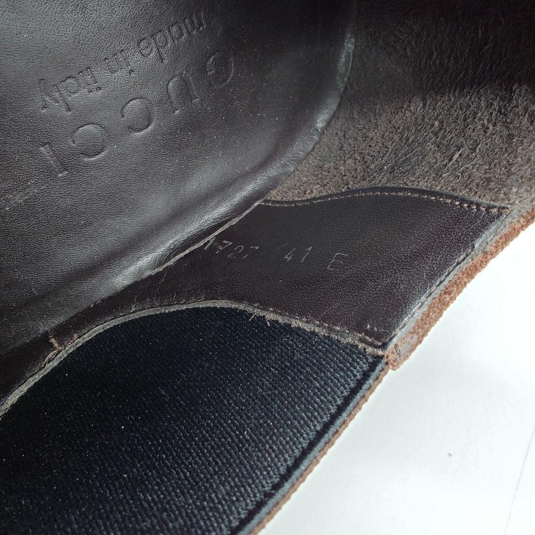 【正規】GUCCI グッチ スエード サイドゴア ショートブーツ 41E