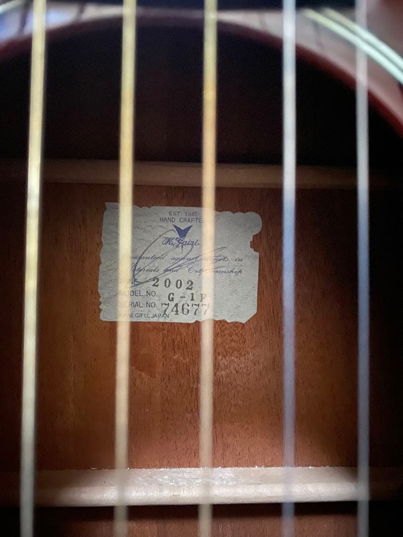 ギター k.yairi GF 1
