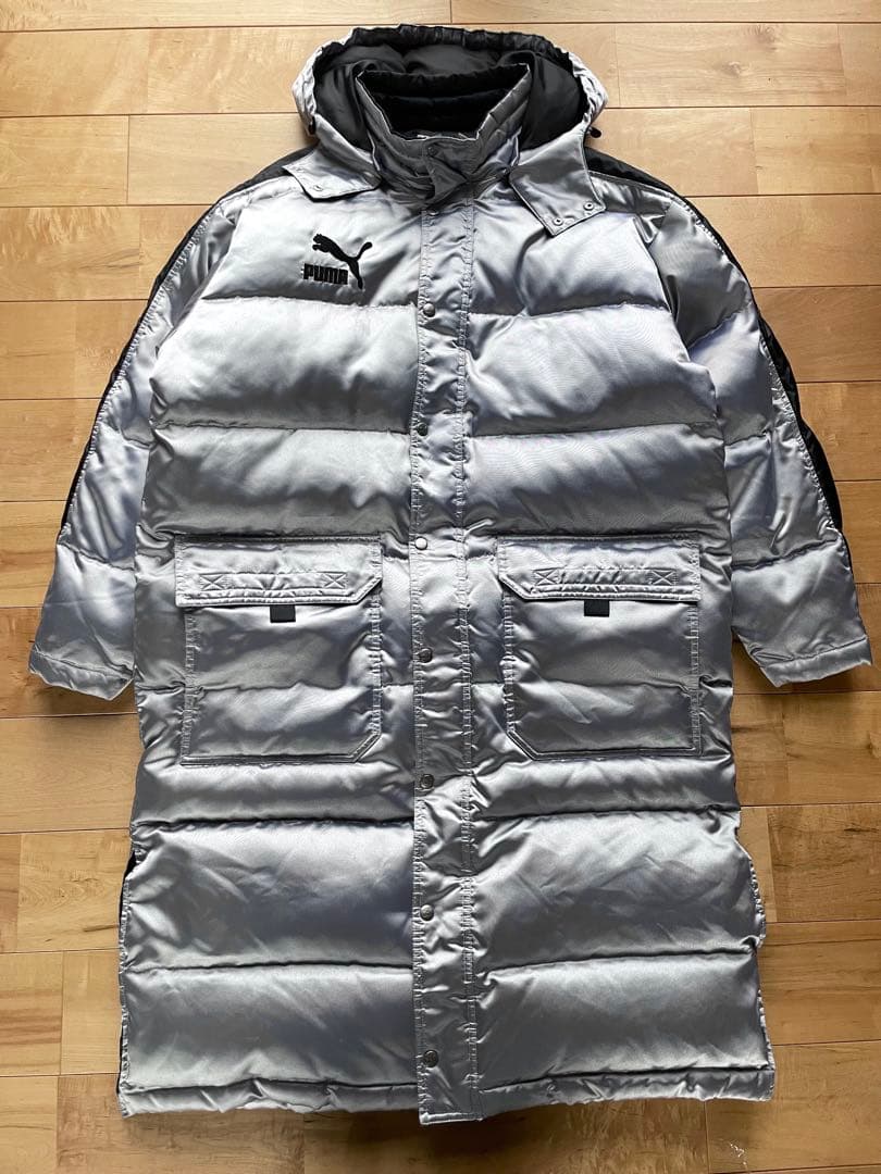 ★PUMAプーマダウンベンチコートLサイズOサイズXL LL 90s