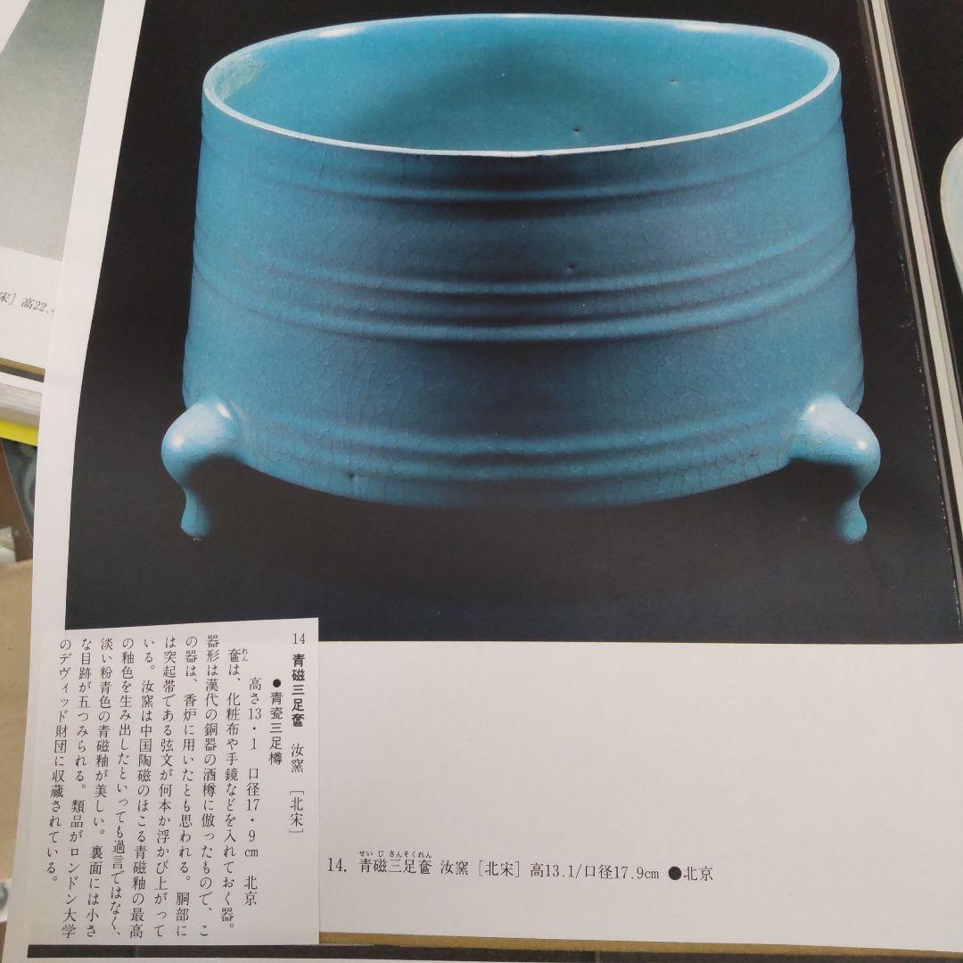 北宋天靑釉奩式三足香炉