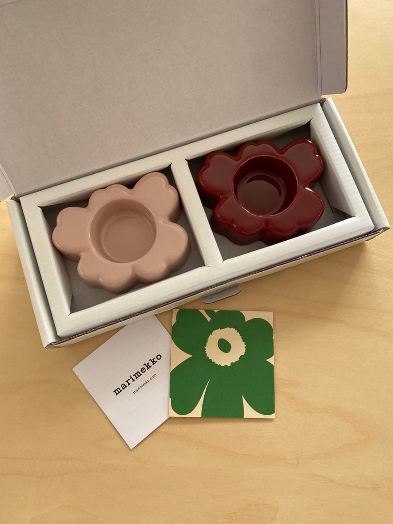 マリメッコ　新品　Unikko ウニッコ　 60th ティーライトホルダー