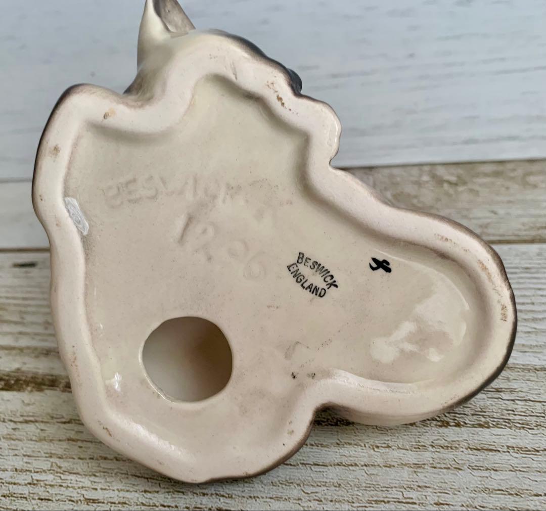 ベスウィック 2匹のシャムの仔猫 猫の置物 フィギュリン アンティーク②