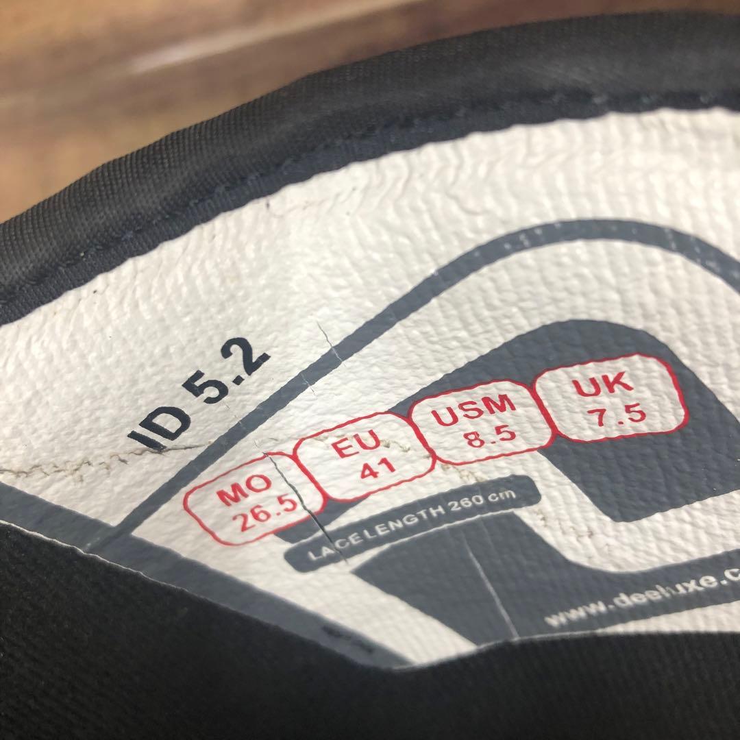 【美品】DEELUXE ID 5.2スノーボードブーツ ブラック 26.5cm