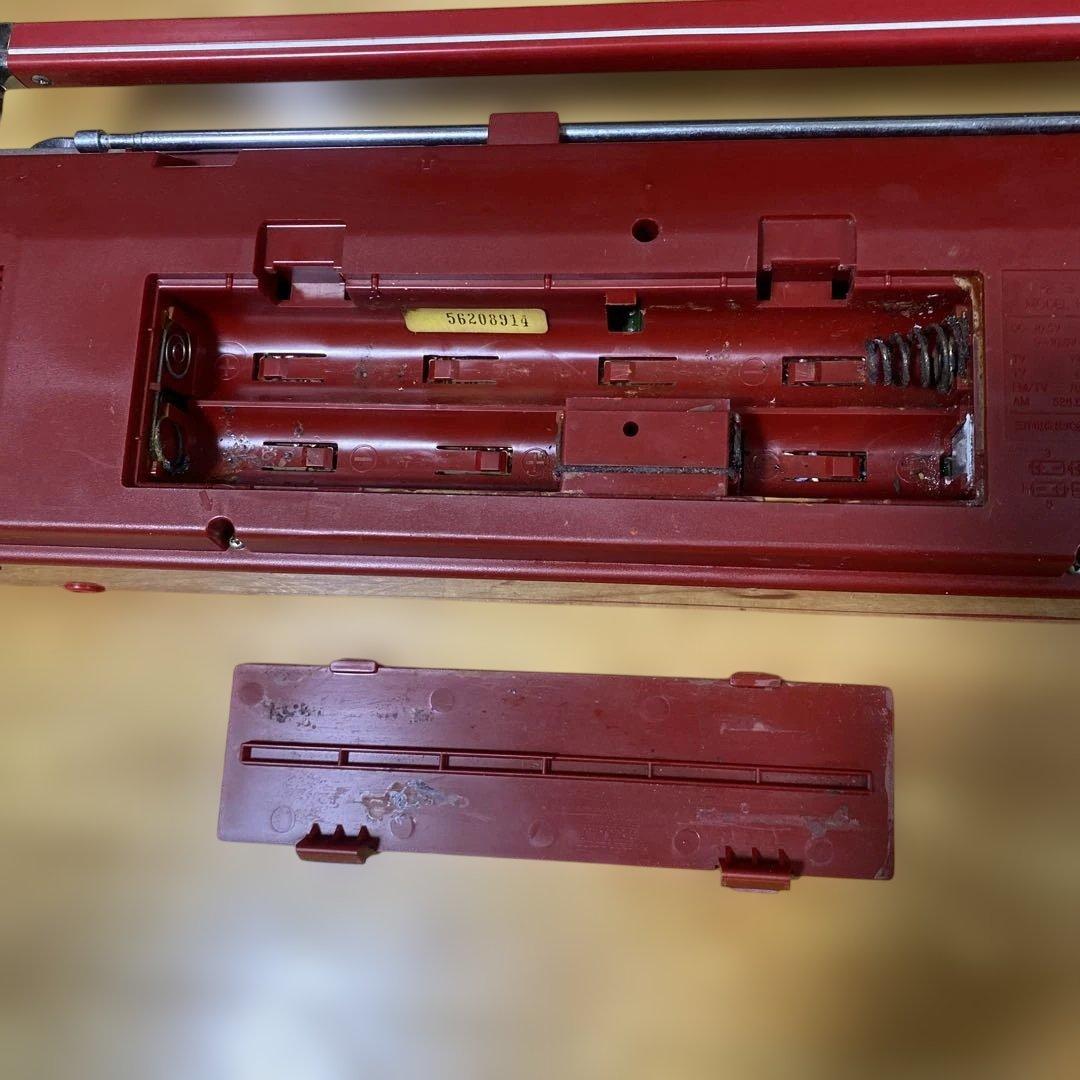 【送料無料】懐かしのダブルカセットプレーヤー サンヨー コンセント付 昭和レトロ