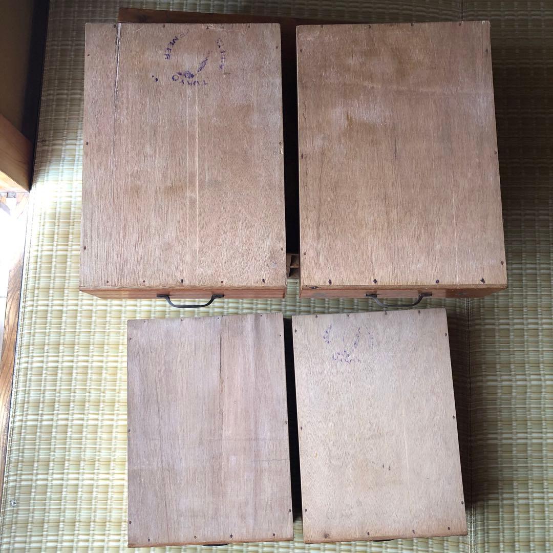 小物入れ　引き出し　収納棚　ヴィンテージ　昭和レトロ　オーダー家具