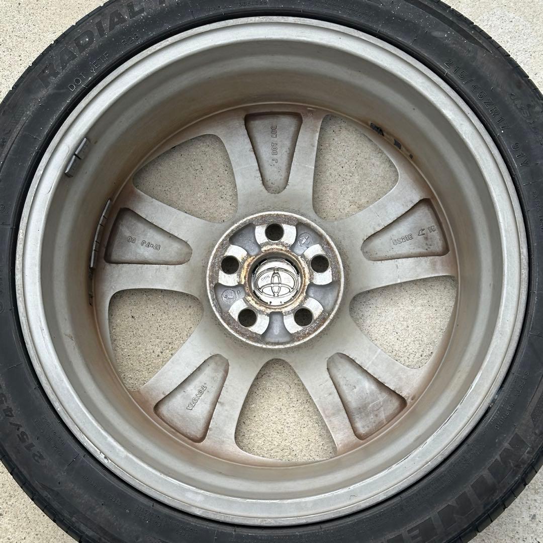 トヨタ 30プリウス Sツーリング 純正タイヤホイールセット 17インチ