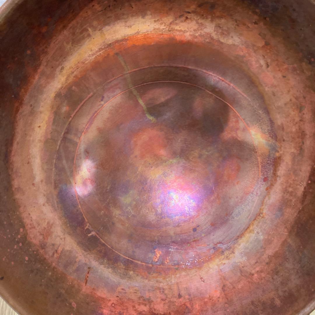 銅製 両手鍋 深型