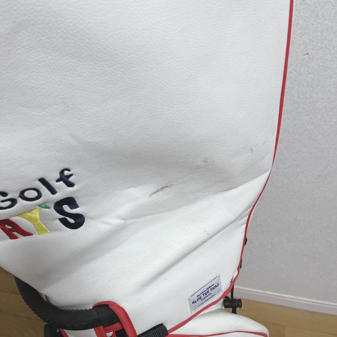 K121 BLUE TEE GOLF スタンド式キャディバッグ