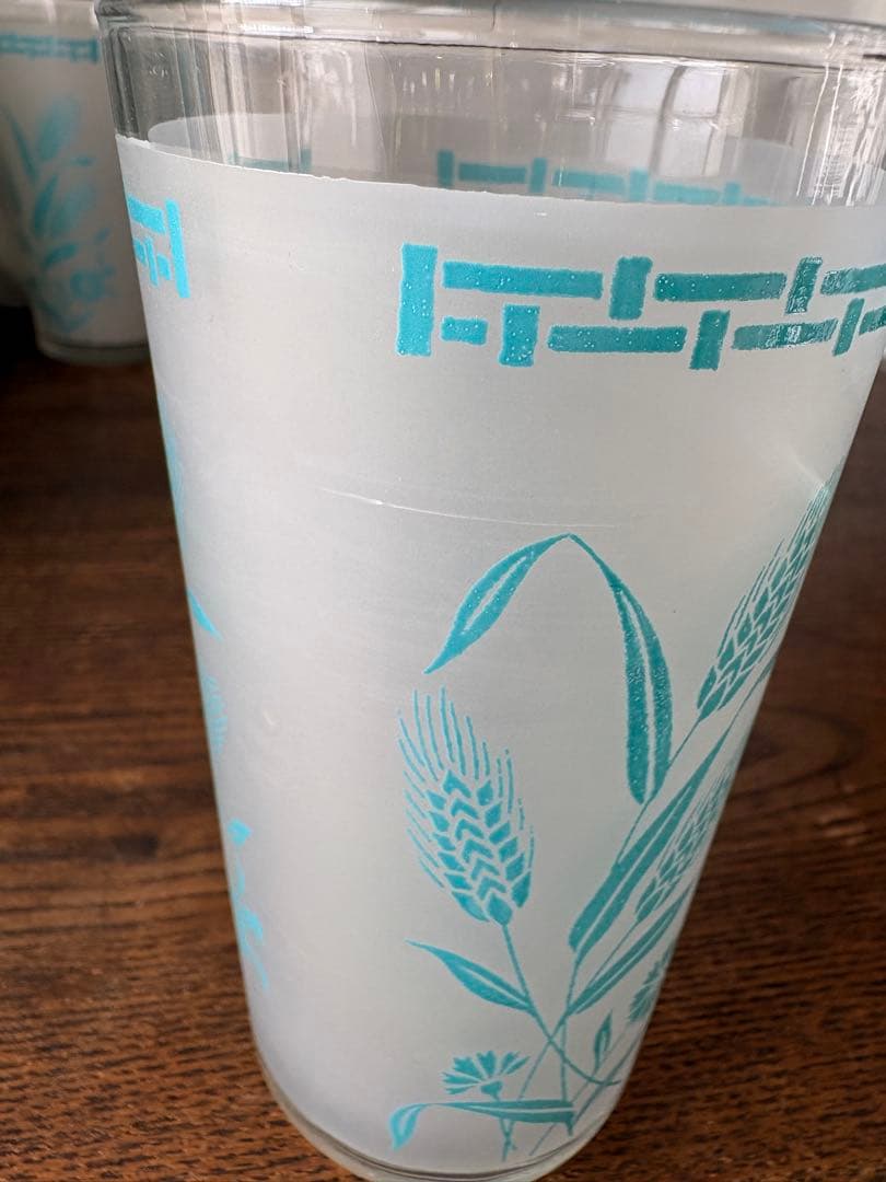 最終価格 ビンテージ グラス8個＆グラスホルダー セット