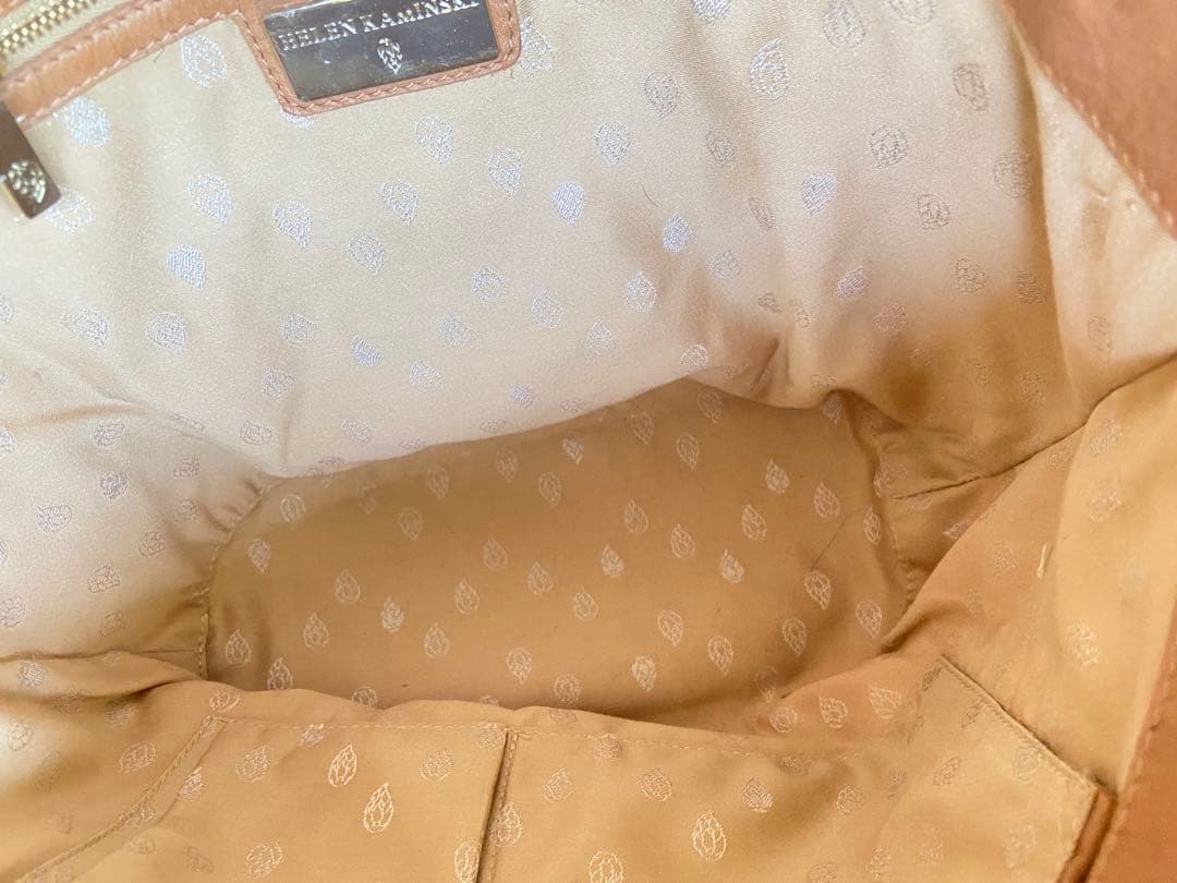 ヘレンカミンスキー　バッグ　カゴバッグ　ラフィア　ナチュラルカラー