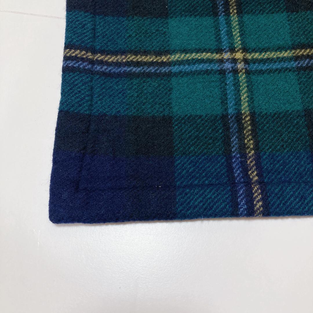 【新品】Ralph Lauren ラルフローレン チェック柄ひざ掛け ウール
