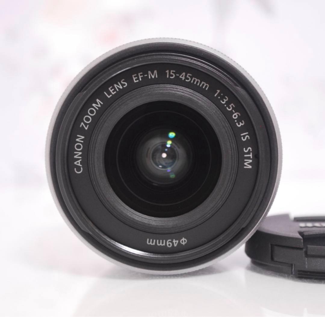 高画質で自撮りもラクラク☆Wi-Fi通信機能付き♪キャノン EOS M100♡