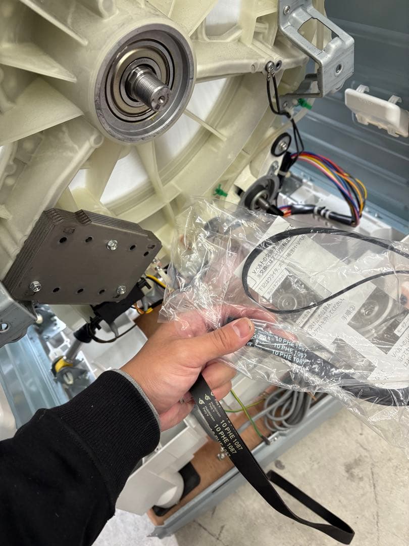 無料配送有 分解洗浄商品 2022年 Panasonic キューブル ベルト新品