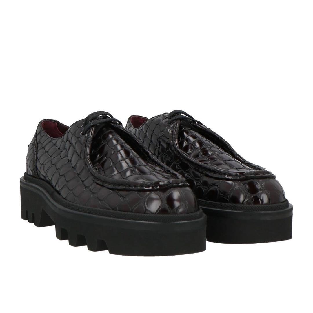DRIES VAN NOTEN クロコダイル風ローファー