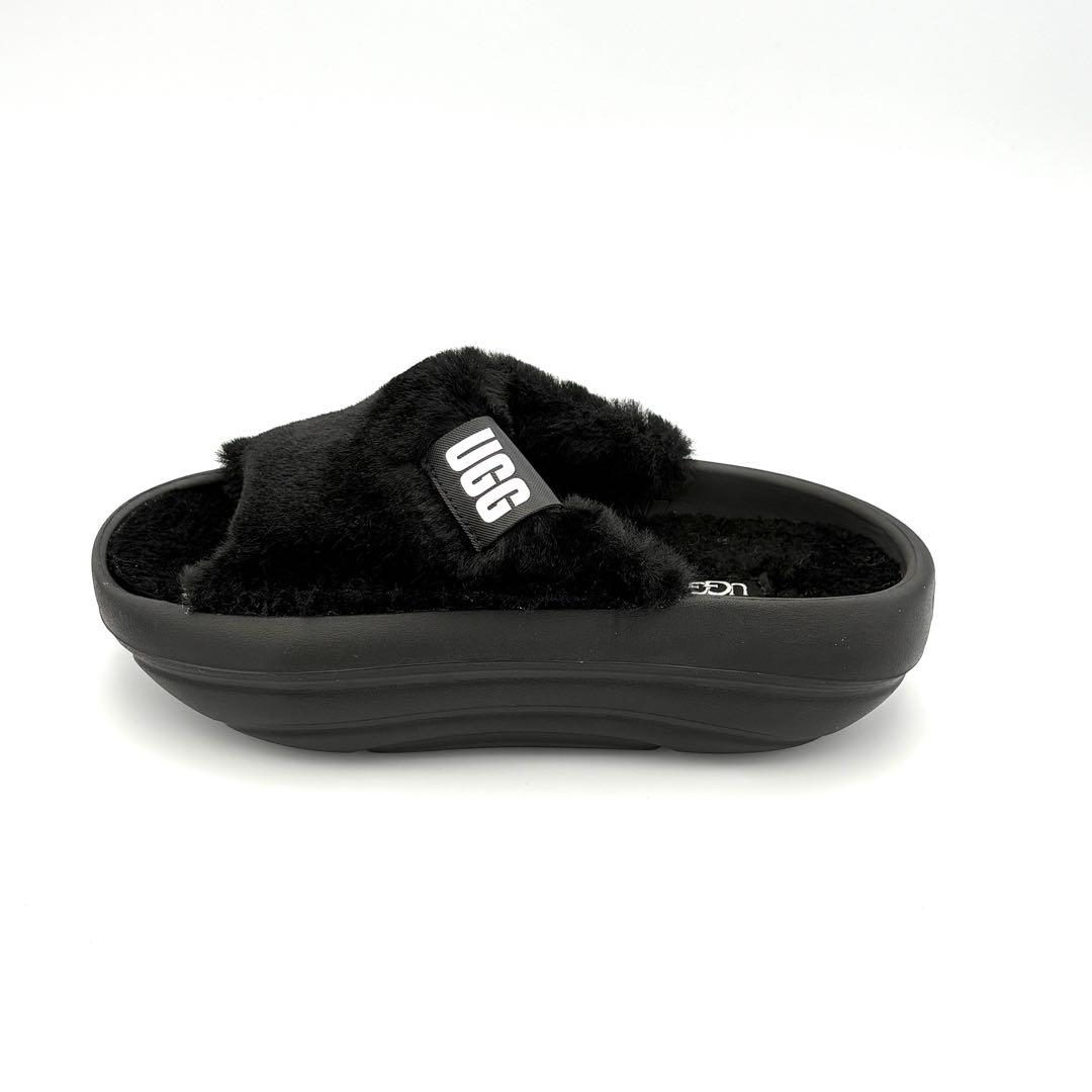 【新品級】UGG アグ ボアサンダル ムートン 24.0cm