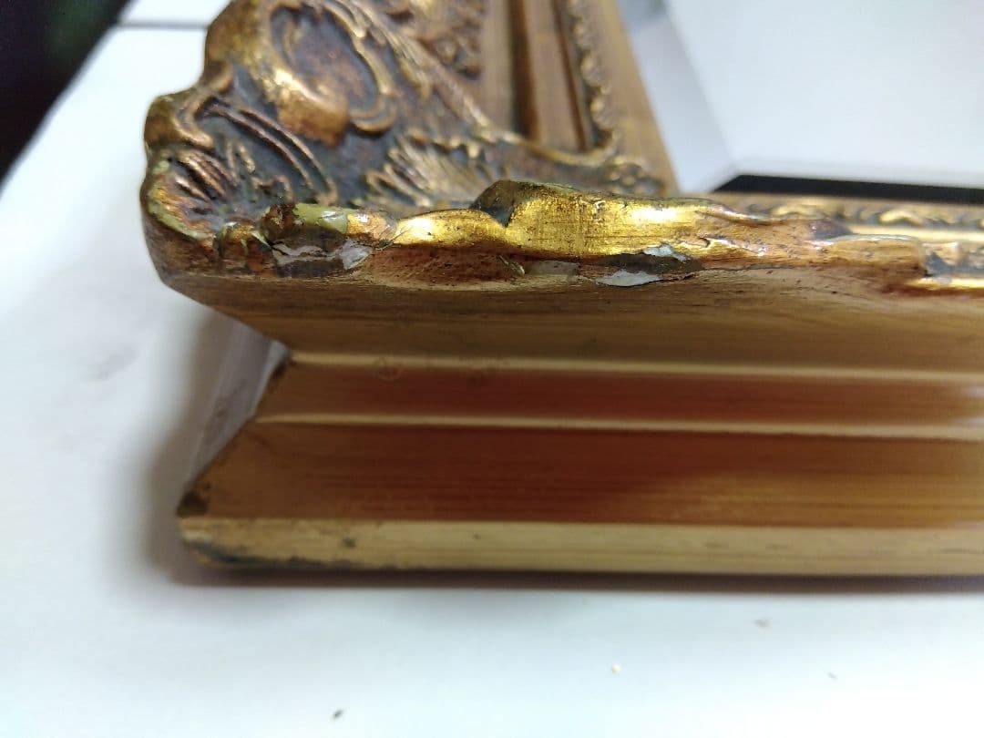 イタリア製 ウォールミラー ／ヴィンテージ インテリア 壁掛け 鏡