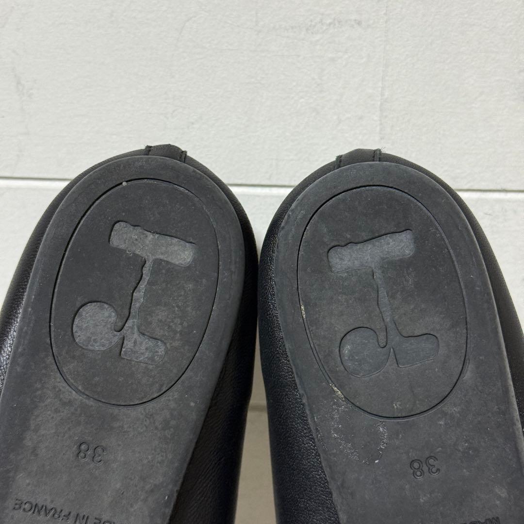 極美品✨repetto レペット　JUNON フラット　バレエシューズ 黒　38