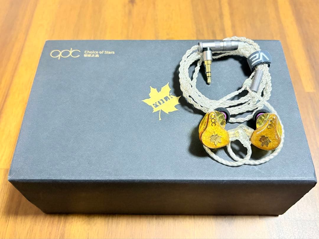 qdc Hybrid Folk-S 有線イヤホン　美品　付属品完品