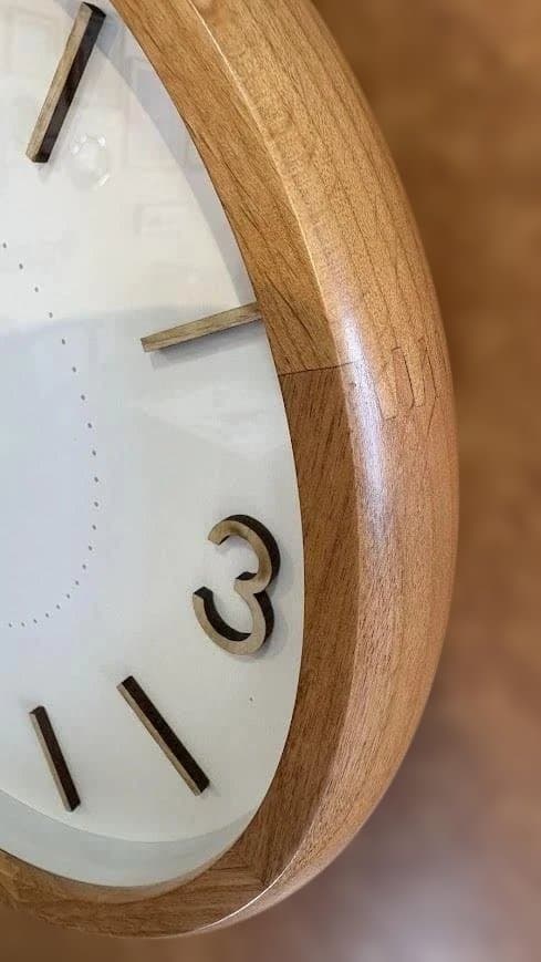 振り子時計　北欧　ナチュラル　木　ニュアンスカラー★振子＆２針モデル　掛時計
