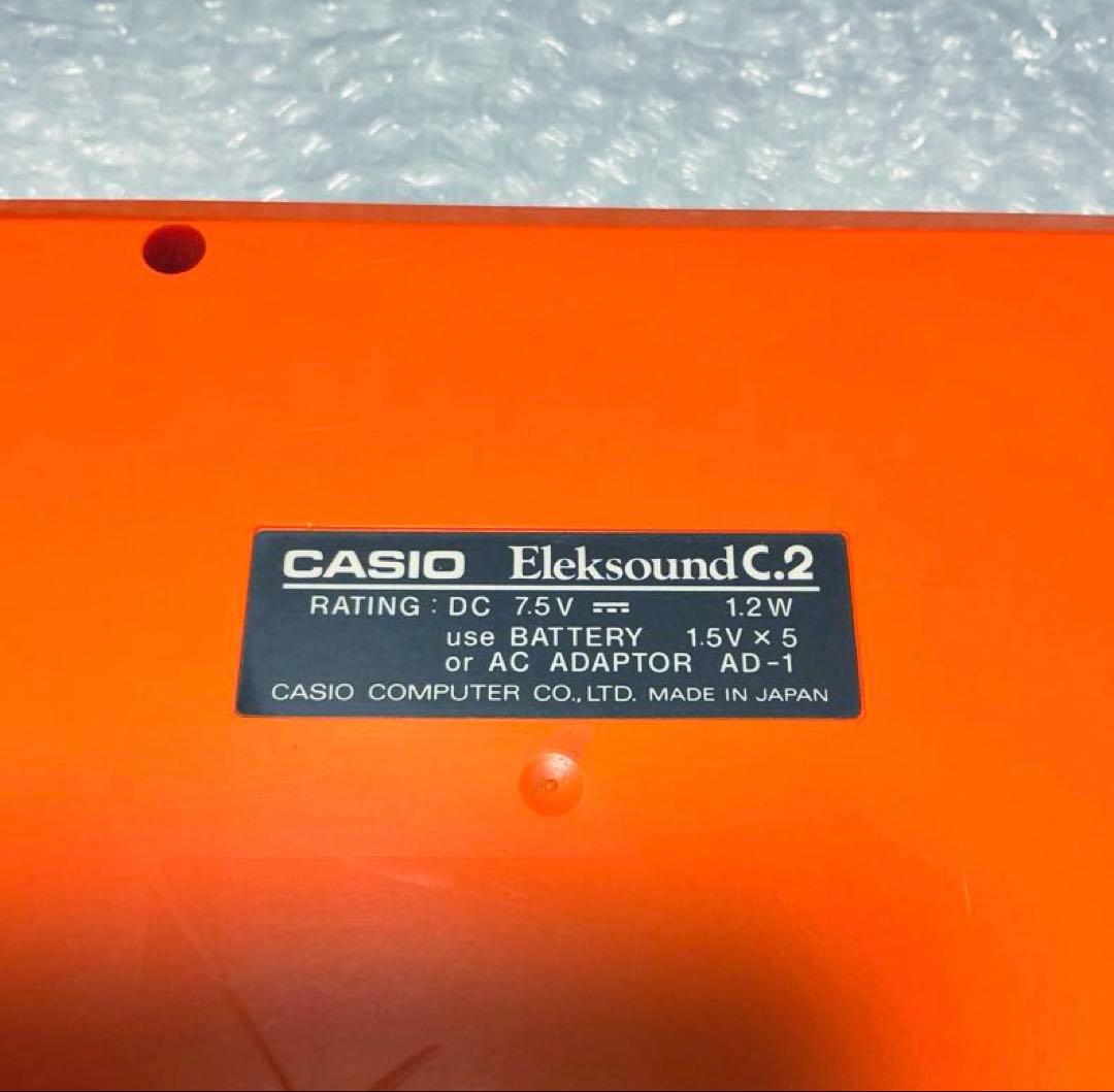 Casio MT-11 オレンジ☆Eleksound C.2☆超レア★日本製★
