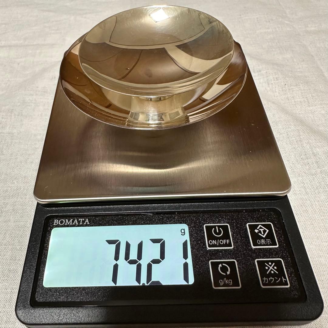 純銀盃2点セット 純銀杯 桐箱リボン付き