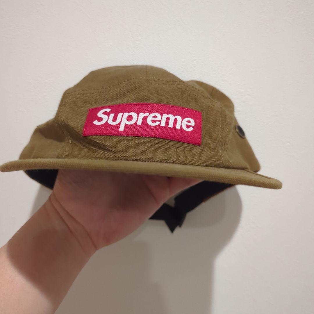 SUPREME BOXロゴ キャップ オリーブ