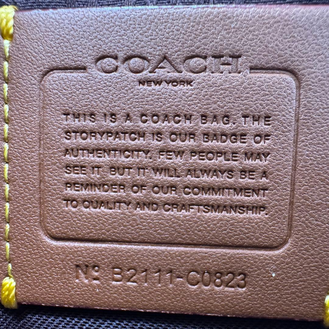 コーチ C0823 ウィロウ ショルダーバッグ カメラバッグ ブラック レザー