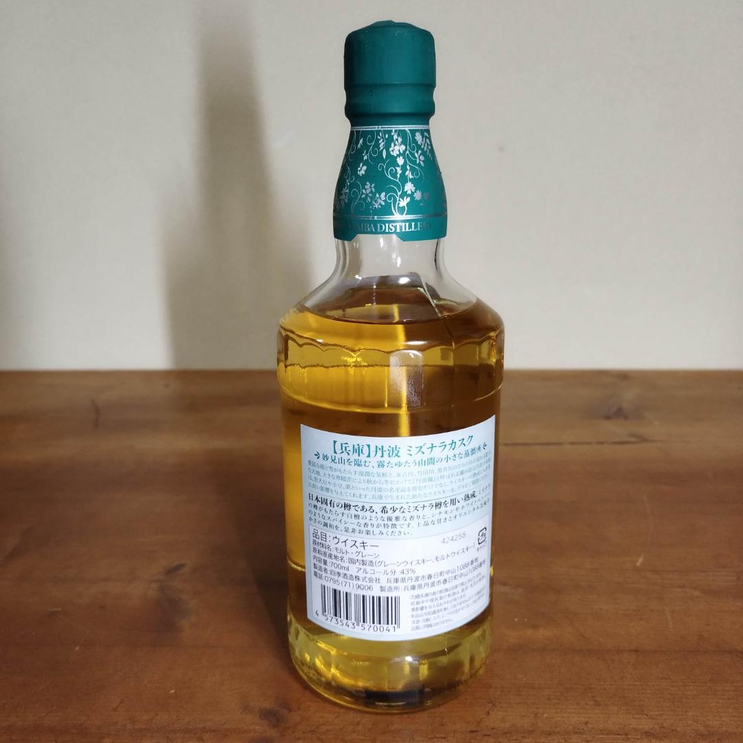 丹波ウイスキー　モルト　ミズナラ　スタンダード　戸河内　倉吉　新里　6本セット