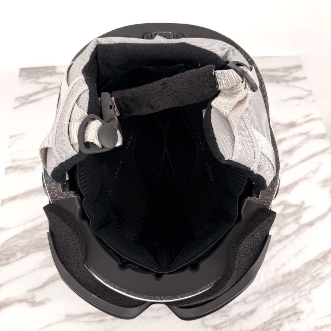 SWANS スキー ヘルメットH80 52-58cm ダイヤル調節 バイザー付き