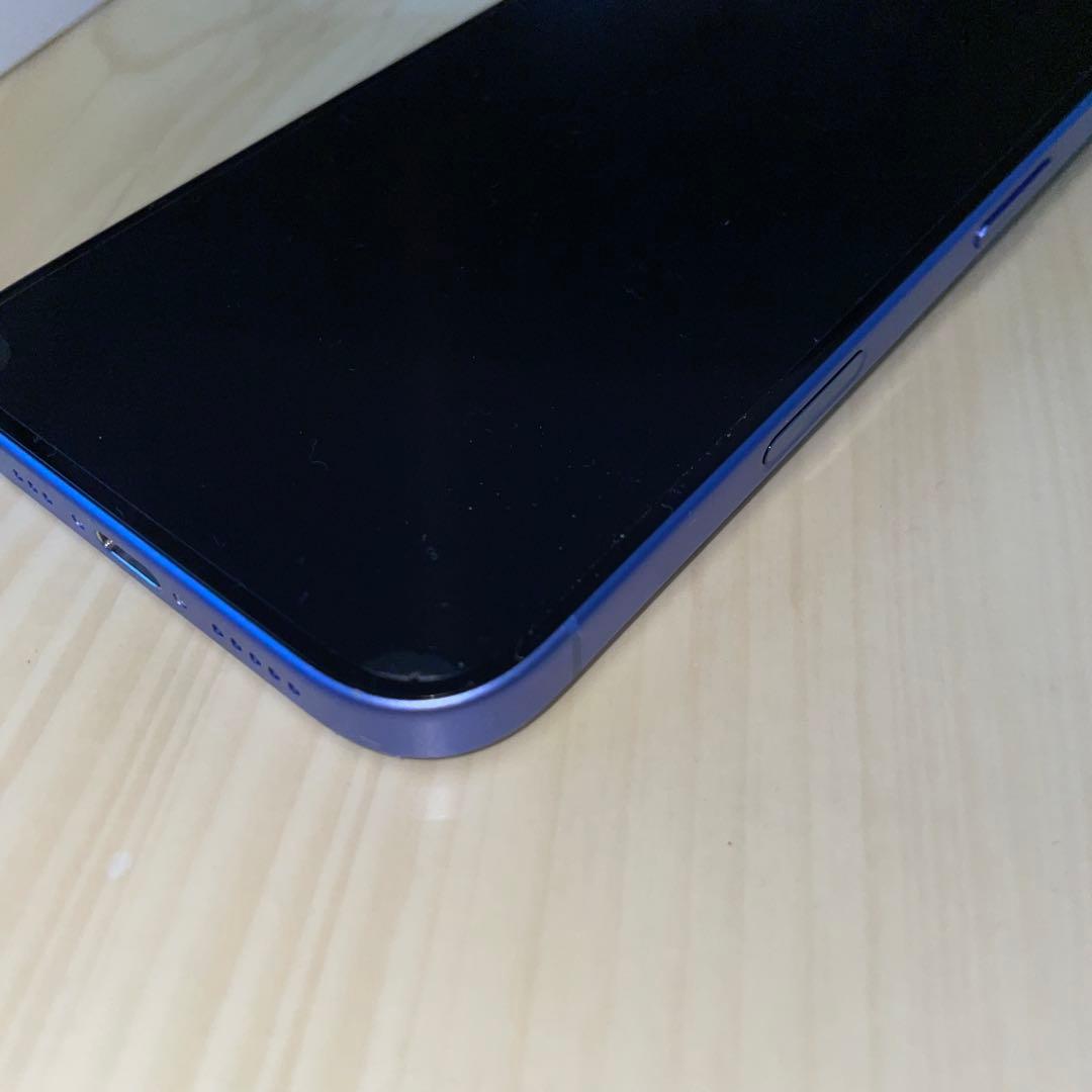 iPhone16 256GB SIMフリー ウルトラマリン ジャンク 背面割れ