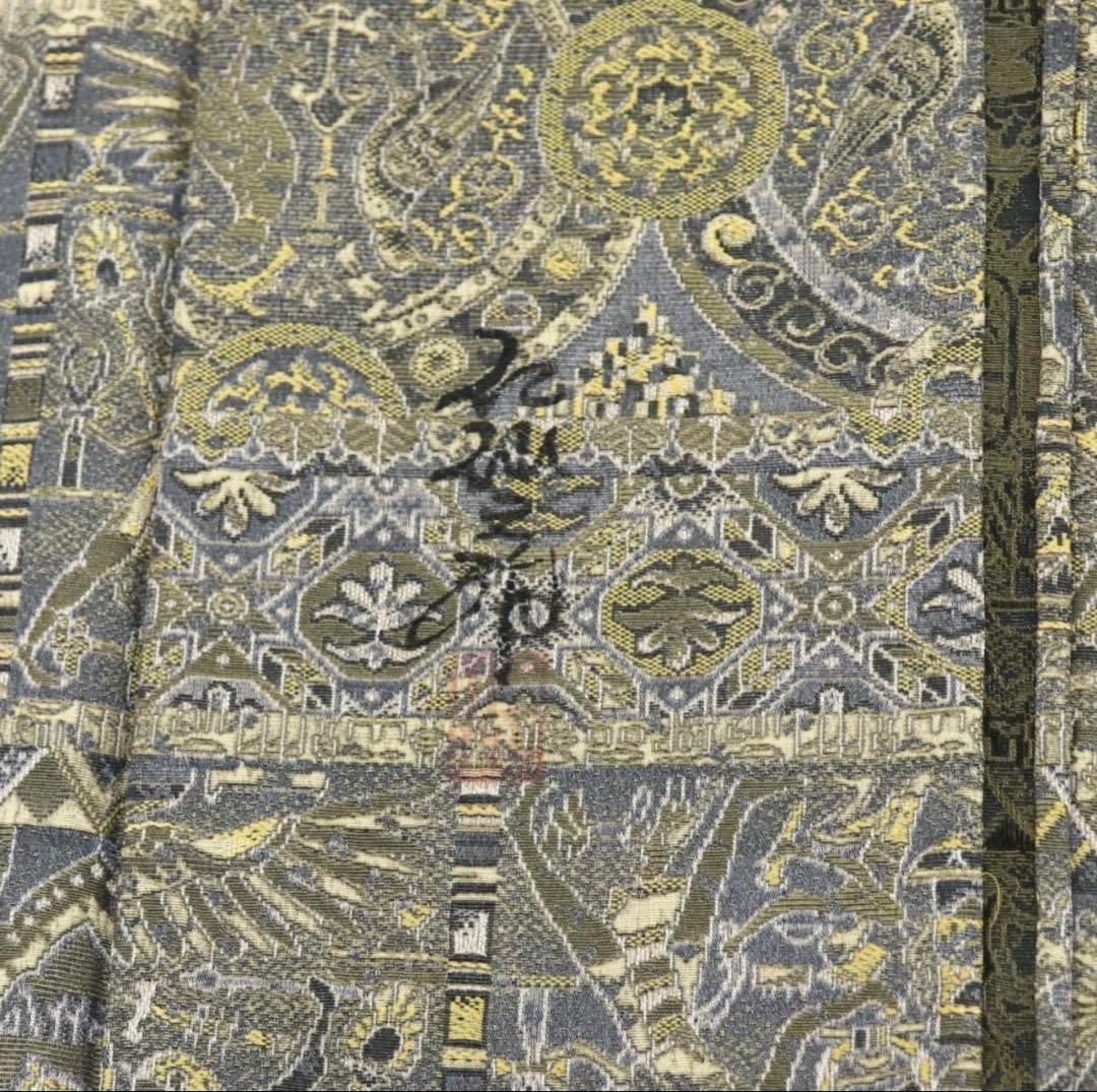 よ*し様 M3.2 前田仁仙作家　落款あり　パールトーン　お召訪問着　一方付け