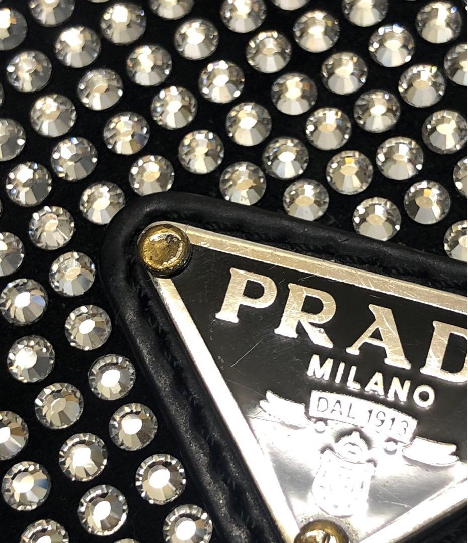 CBA03-10 プラダ トライアングル クリスタル iPhone13ケース