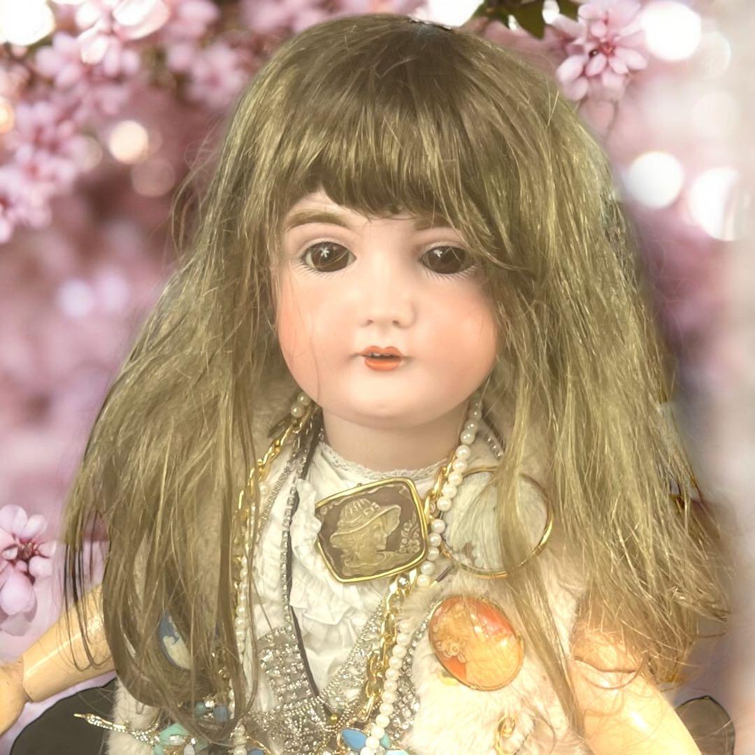 まるこ アンティーク ビスクドール ケストナー 164 シェルカメオ