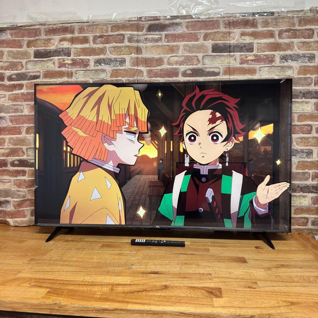 2025年製！ TCL 55V型 4K 液晶テレビ 55P61K 動画アプリ搭載