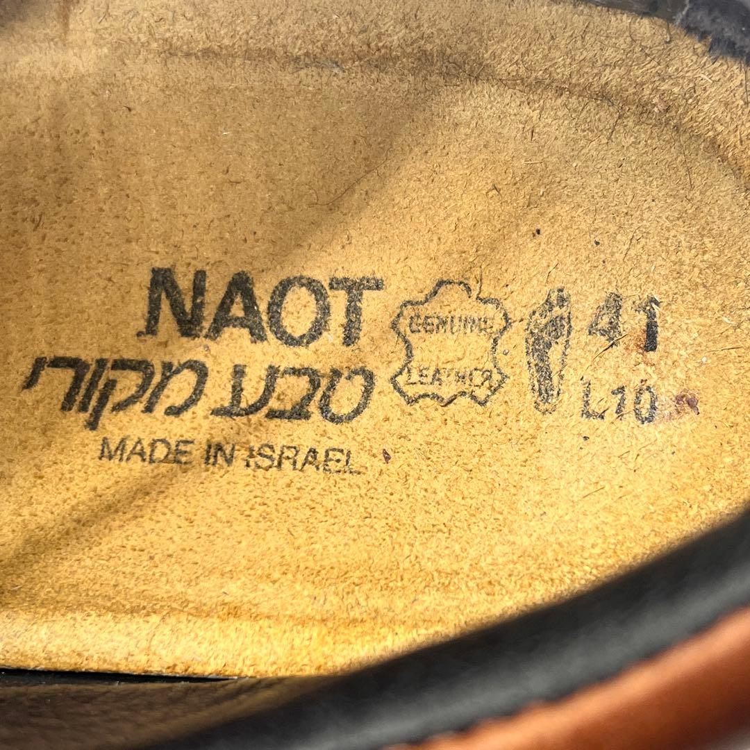 【美品】NAOT ナオト　ダニエラ　レースアップシューズ　チェストナット 41