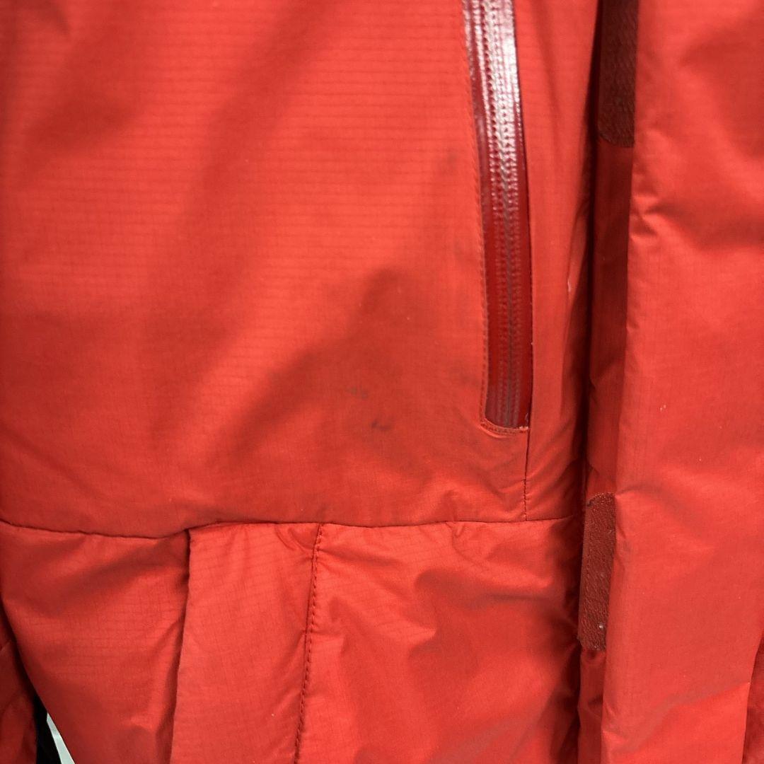 ノースフェイス　ダウンコートHYVENT レッド　メンズXL