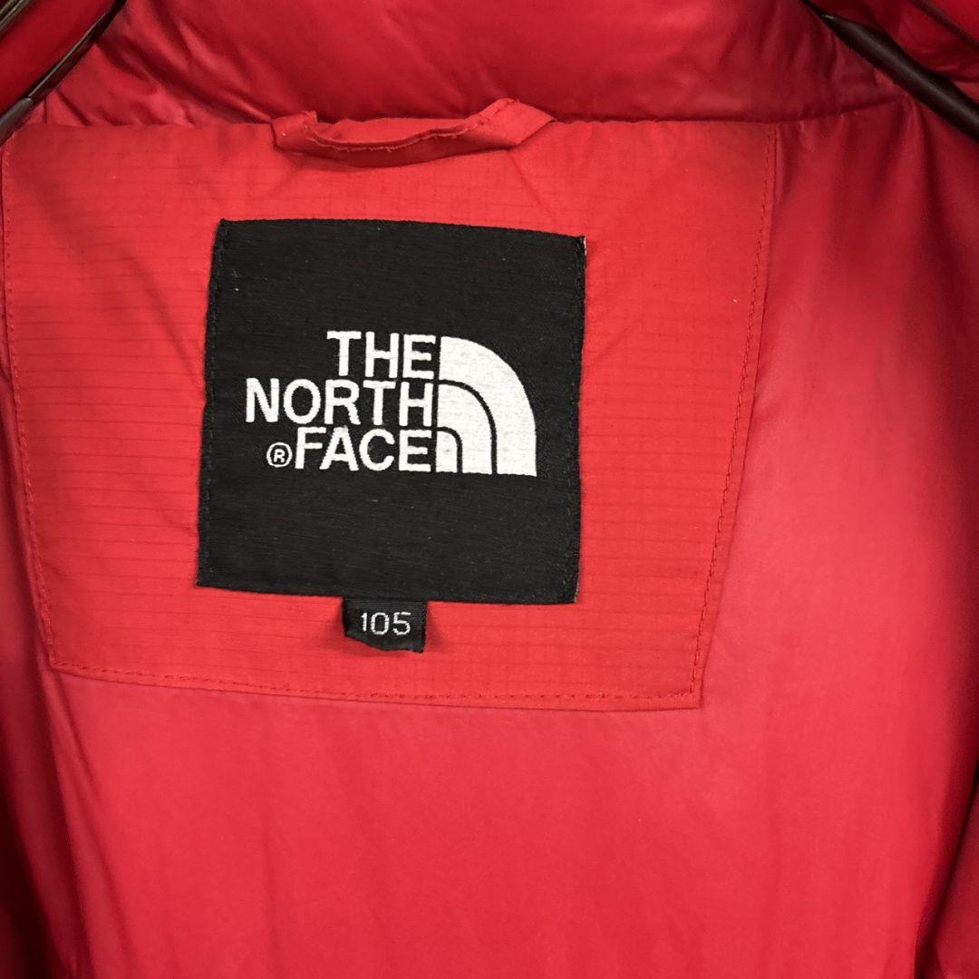 ノースフェイス　ダウンコートHYVENT レッド　メンズXL