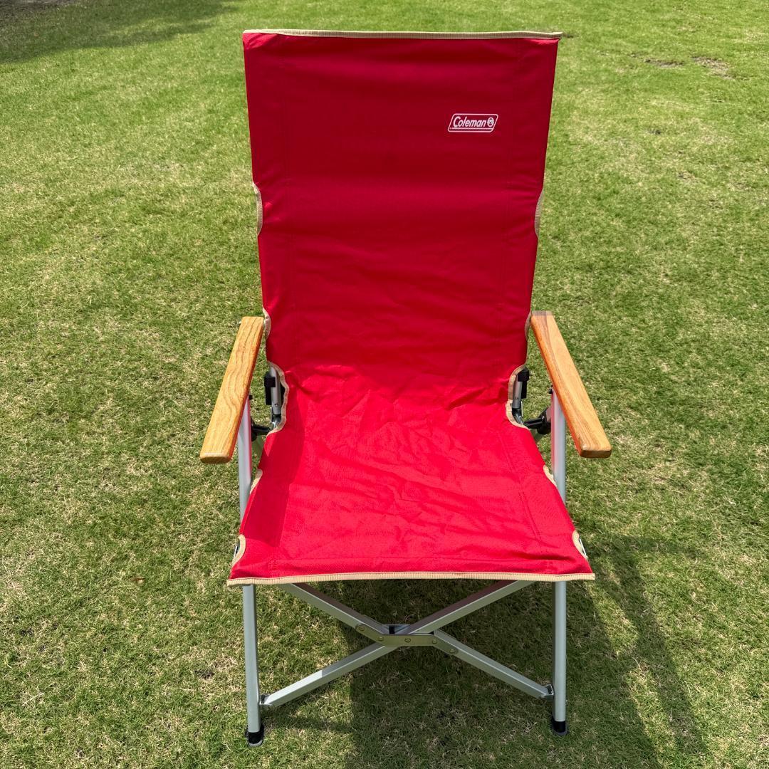 希少【Coleman／コールマン】Lay Chair レイチェア　レッド