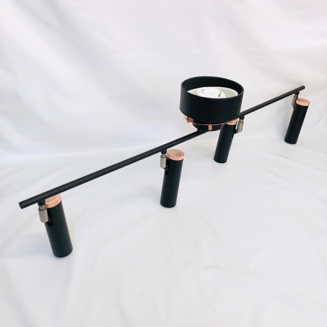 DI CLASSE シガロ フラット4 シーリングライト ブラック　「7171